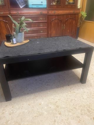Mesa de centro Ikea negra