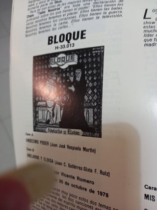 Libreto Chapa Discos Mariscal Romero