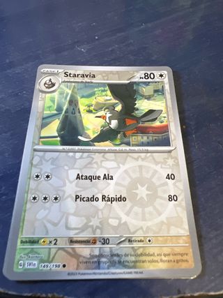 Carta Pokémon Staravia Fase 1