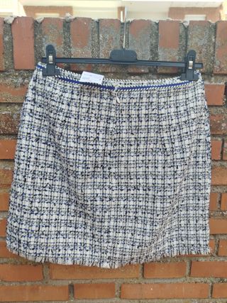 Falda Tweed H&M Nueva