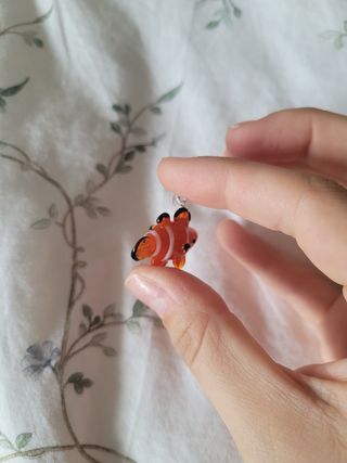 Charm Pez Payaso Cristal