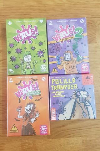 Lote Juegos Virus! y Polilla Tramposa