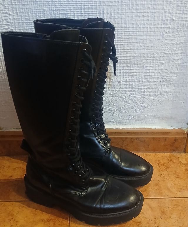 Botas altas Zara tamanho 38