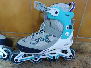 Patines en línea y protecciones 