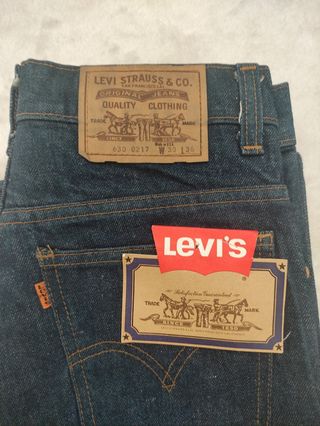 Vaqueros Levi's 630 Orange Tab Made in USA W30 L36