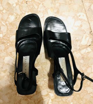 Sandalias Pura Lopez Negras