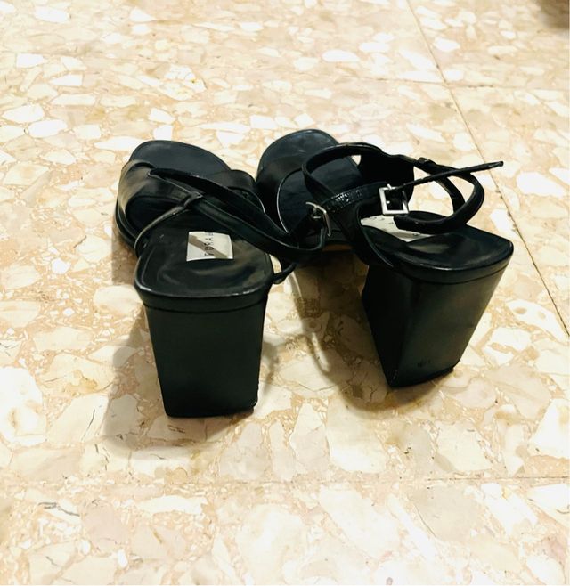 Sandalias Pura Lopez Negras