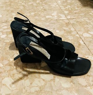 Sandalias Pura Lopez Negras