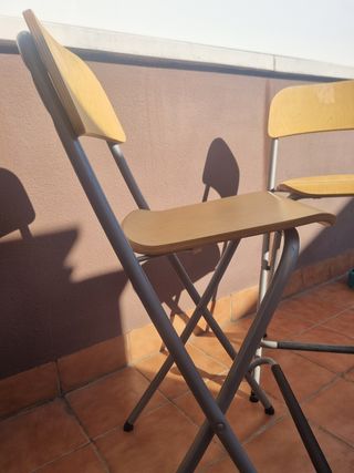 2 Taburetes Plegables Ikea Franklin
