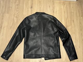 Chaqueta de cuero Jack & Jones Negra