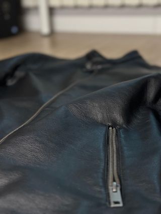 Chaqueta de cuero Jack & Jones Negra