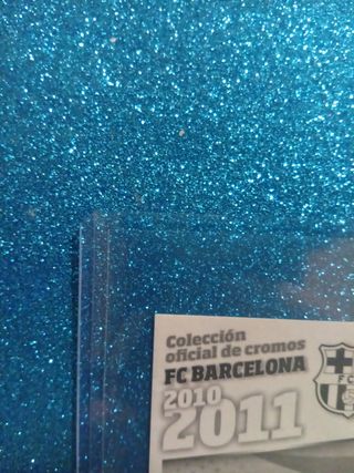 Cromo Messi 2010-11 Autógrafo FCB
