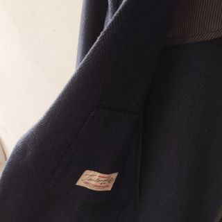 Americana Lana Azul Hombre