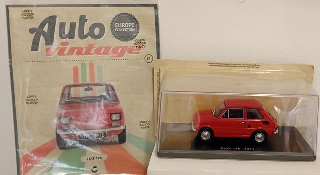 Fiat 126 1973 Scala 1:24 Auto Vintage
