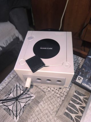 Consola Nintendo GameCube Perla + Mando