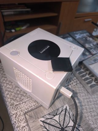 Consola Nintendo GameCube Perla + Mando