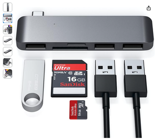 Hub USB-C SATECHI grigio siderale