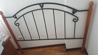 Cabezal forja y madera