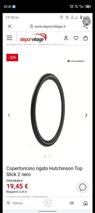 Coppia Copertoncini Hutchinson Top Slick 700x32 
