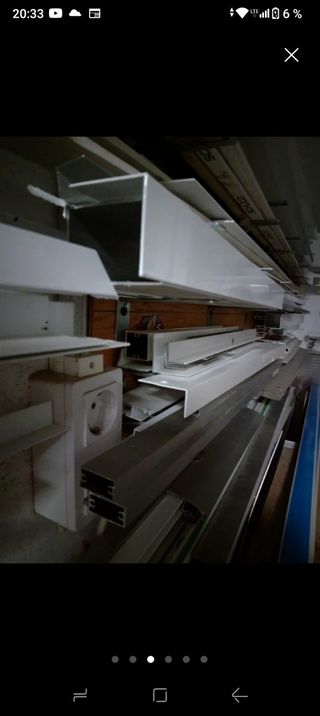 Ángulo aluminio 20x20 blanco