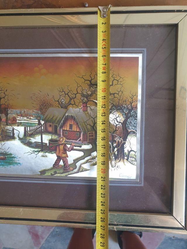 Piccolo quadro serigrafia vintage