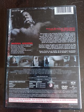 DVD Rastro Oculto. Thriller. Como nuevo. 