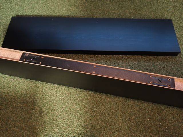 Mensole Ikea Lack nere 110 cm