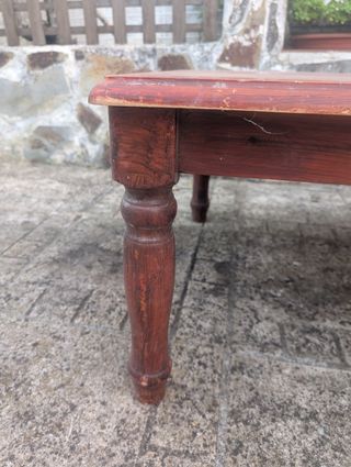 Mesa Centro Madera Pino Maciza Grande