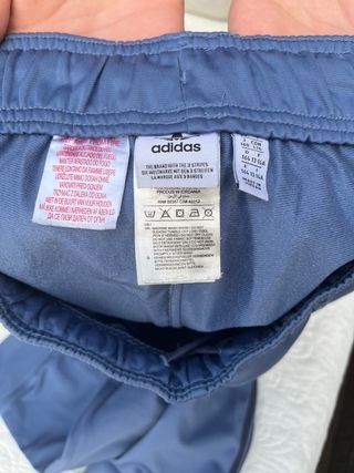 Chándal Adidas Azul con Rayas Negras