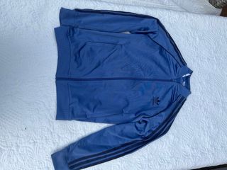 Chándal Adidas Azul con Rayas Negras