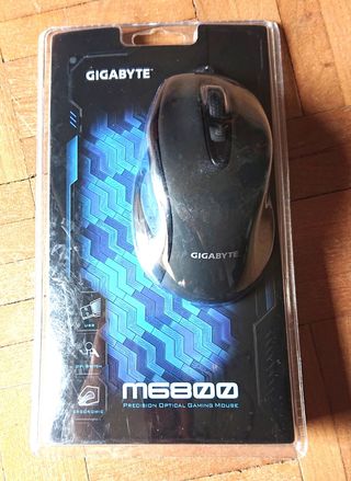 Ratón optico Gigabyte M6800 Gamer Negro Ergonómico