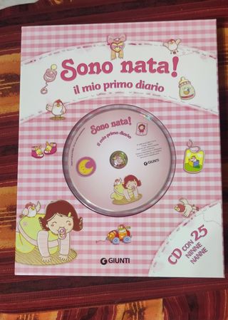 Diario nascita Sono nata! con CD Ninne Nanne
