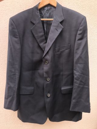 Giacca Uomo Lana Vergine Angelico Blu scuro tg.52