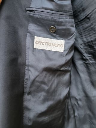 Giacca Uomo Lana Vergine Angelico Blu scuro tg.52