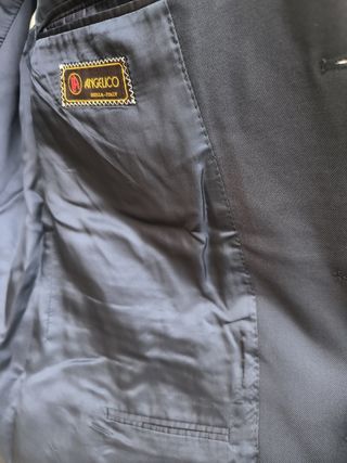 Giacca Uomo Lana Vergine Angelico Blu scuro tg.52