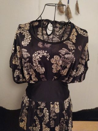 Blusón de poliamida estampado