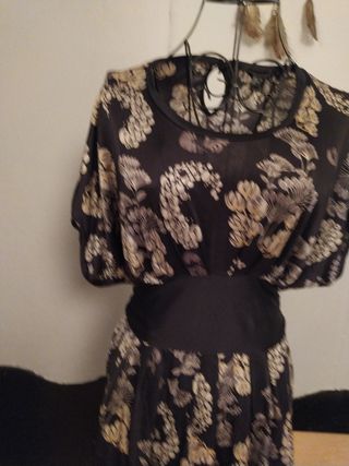 Blusón de poliamida estampado