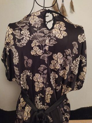 Blusón de poliamida estampado