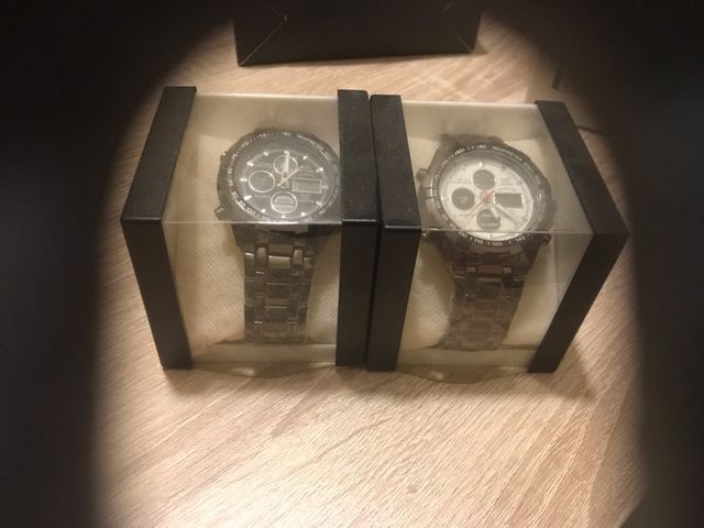 Reloj Hombre Analógico/Digital Acero.