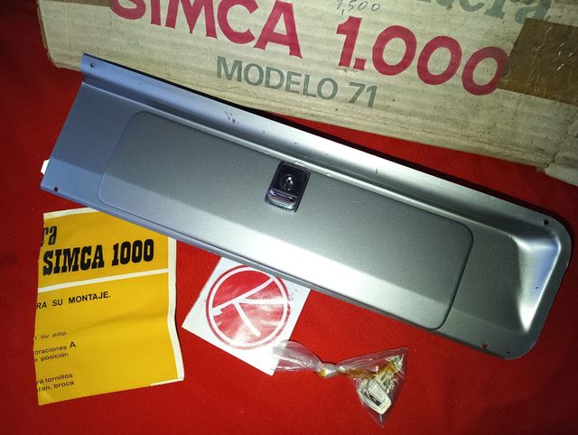 Tapa guantera Simca 1000 Modelo 71