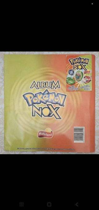 Álbum Pokemon Tazos Nox Matutano 2005