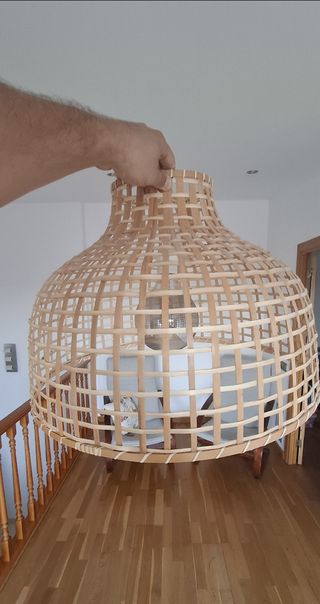 Lámpara de techo de bambú IKEA