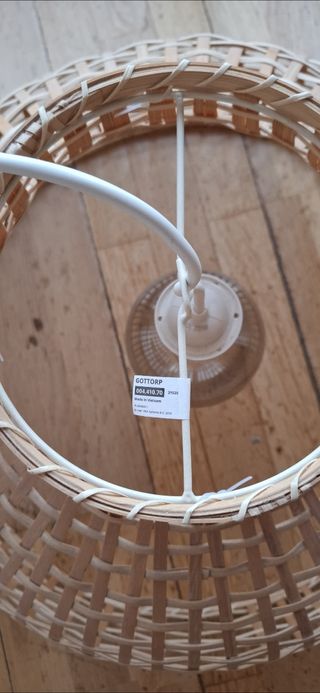 Lámpara de techo de bambú IKEA
