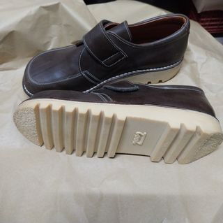 Zapatos Mocasín Marrones con Velcro