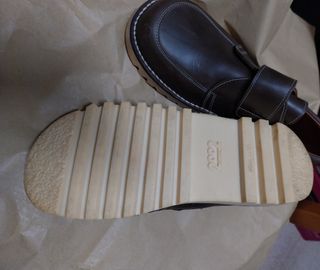 Zapatos Mocasín Marrones con Velcro