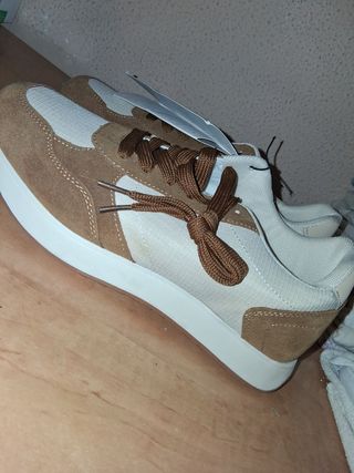 Botines Pepco Talla 39 Beige/Marrón Sin Uso