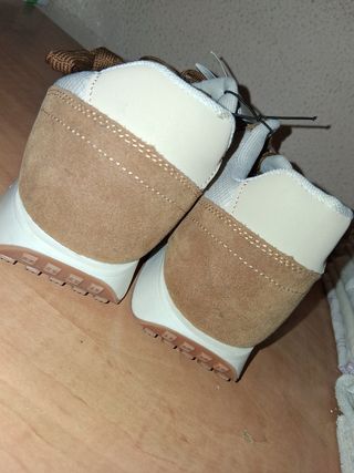 Botines Pepco Talla 39 Beige/Marrón Sin Uso