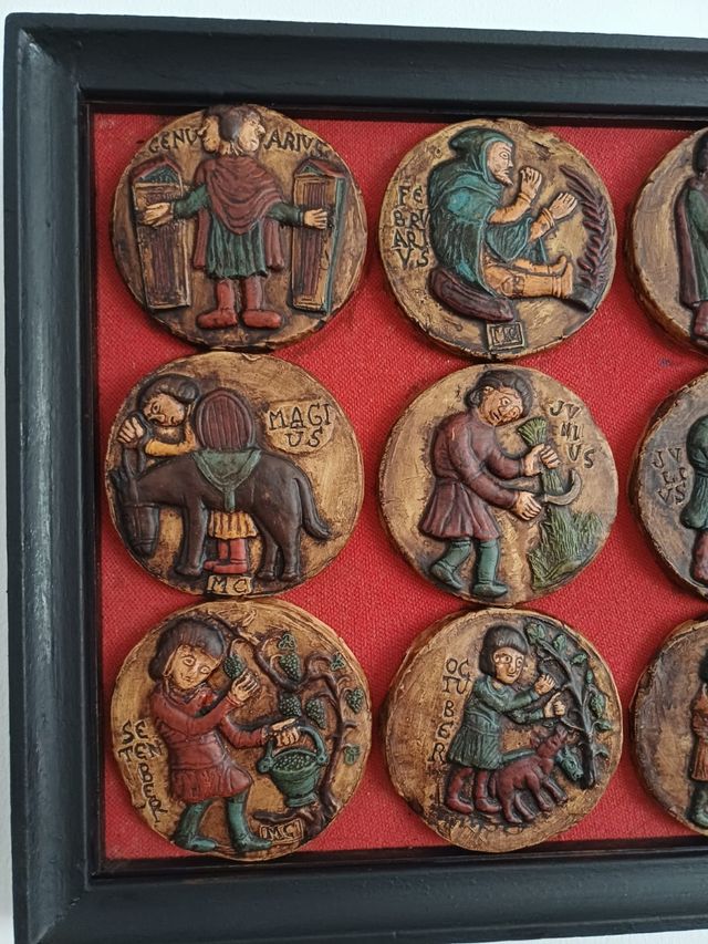 Cuadro Decorativo de Terracota, artesanía de Buño