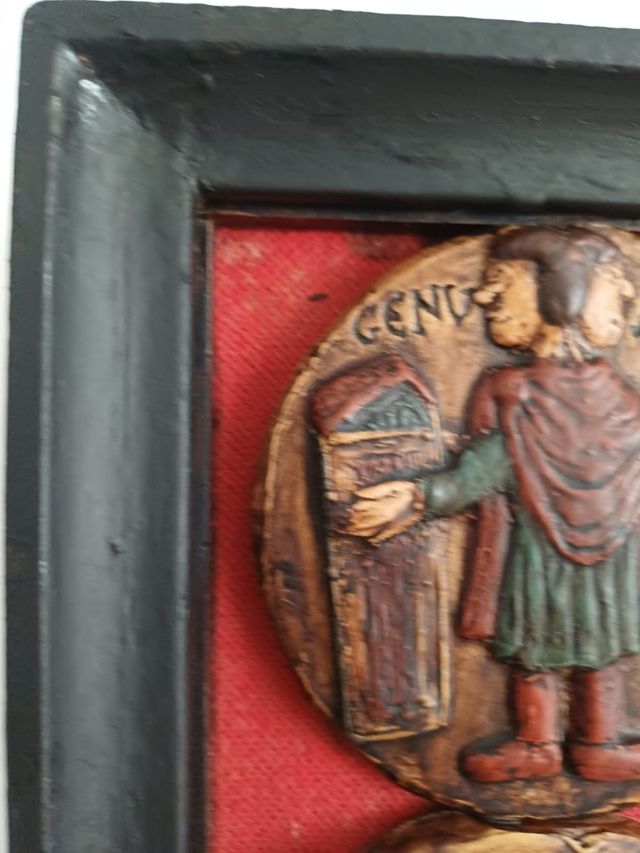 Cuadro Decorativo de Terracota, artesanía de Buño