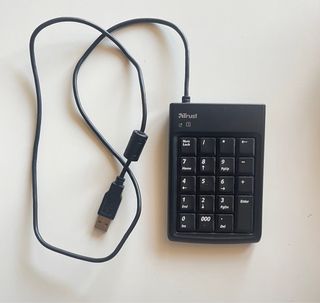 Tastiera numerica Trust USB Nera